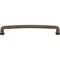 Jeffrey Alexander 160 mm Center-to-Center Lightly Distressed Antique Brass Square Milan 1 Cabinet Pull 1092-160AEM - alternate 5